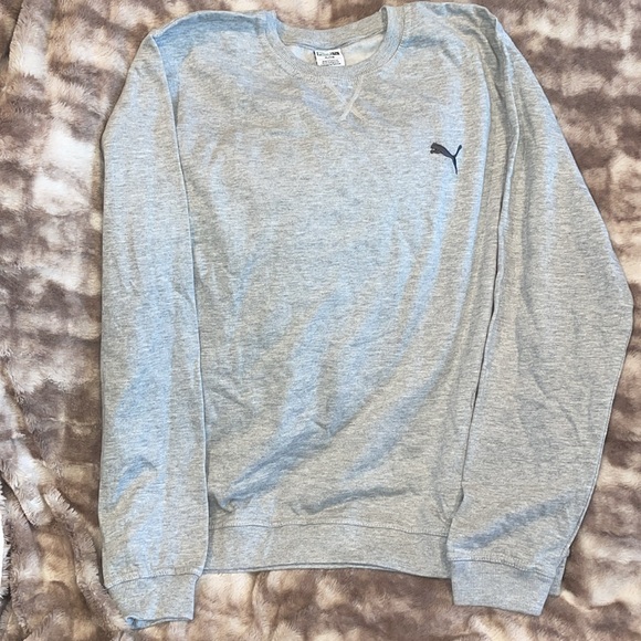 Gray Puma Mens Lounge sweatshirt Size: XL NWT - Picture 5 of 5